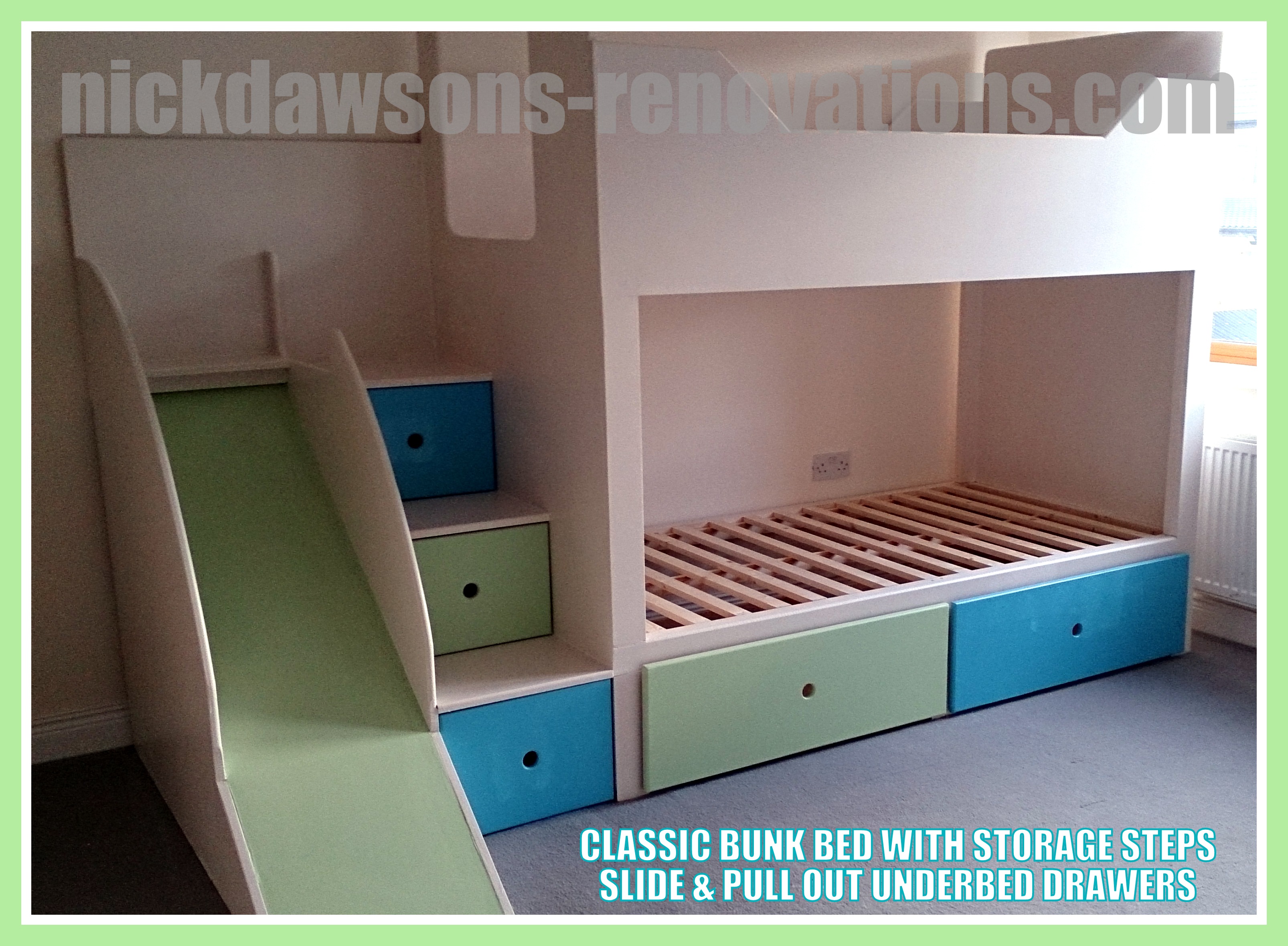 CHILDRENS STORAGE BEDS, BESPOKE CHILDRENS BEDS